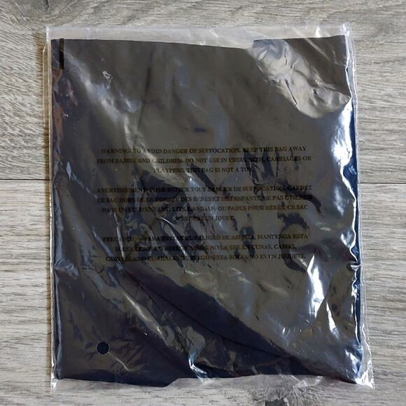 New With‎ Tag Thyme Maternity Microfiber High-Rise Size Large Black Brief Panty - Picture 4 of 4